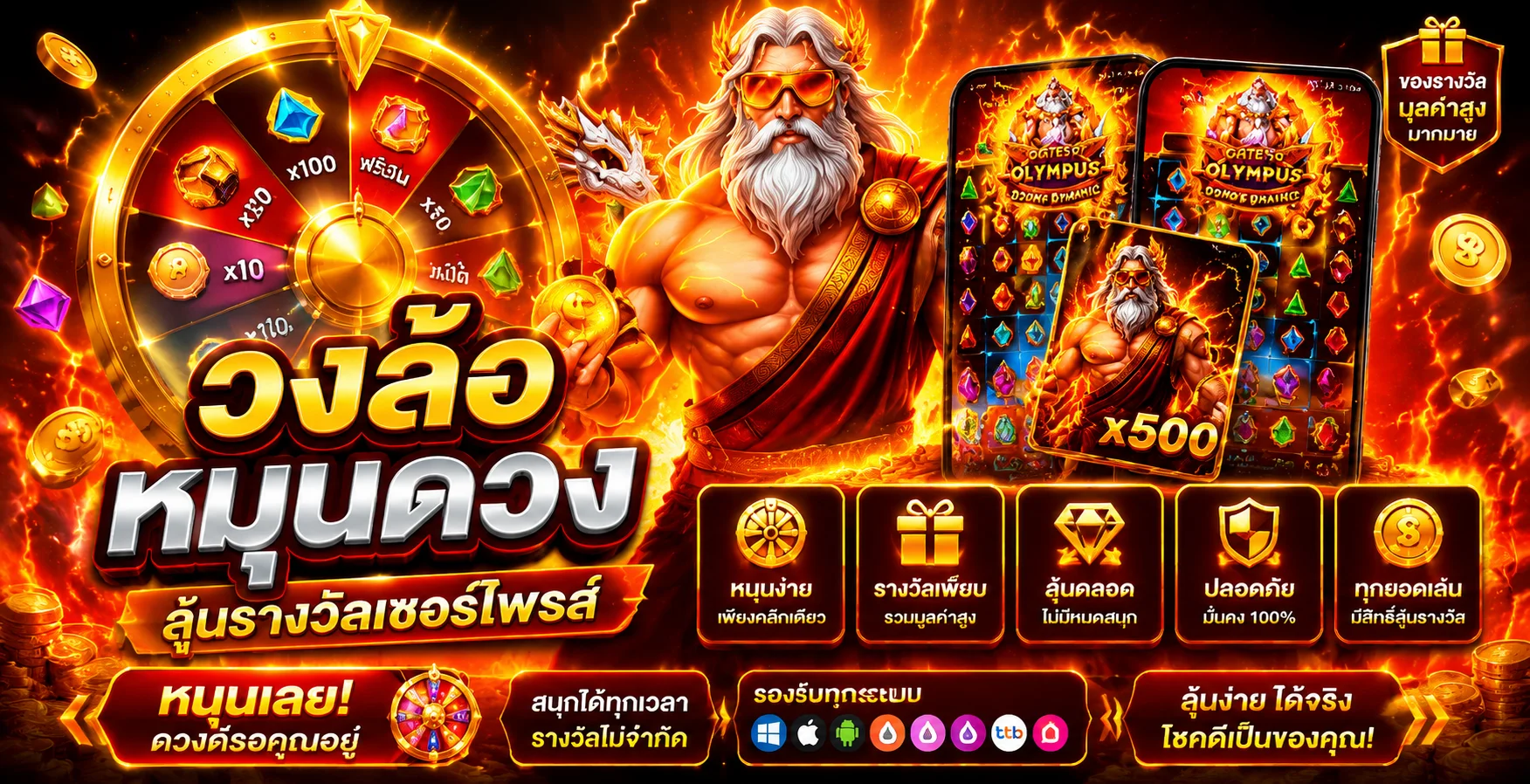 ทดลองเล่นสล็อตฟรี WOFF GAME ทุกค่ายเกมไม่ต้องสมัคร